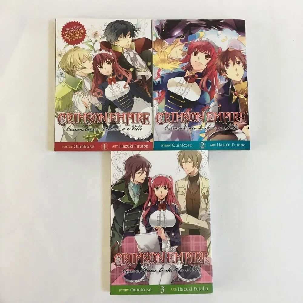 Crimson Empire: Circumstances to Serve a Noble Vol. 1-3 Quin Rose Manga